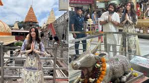 महाकाल की नगरी उज्जैन पहुंचीं जॉर्जिया एंड्रियानी, किये दर्शन